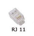 Konektor Telepon RJ 11 / RJ11 Connector. 