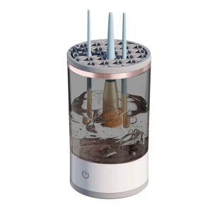 Nhà Cuộc Sống 3 Trong 1 máy làm sạch cọ trang điểm bằng điện Tự Động Quay Trang Điểm Bàn Chải Cleaner phù hợp cho tất cả Kích Thước Trang Điểm Bàn Chải