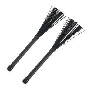 1 Cặp que Bộ cây gõ trống bàn chải chuyên nghiệp Nylon drumsticks bàn chải multi-que bó Gậy Nylon chốt lâu dài