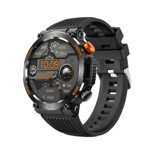 Rayvasi SmartWatch HT17 Layar Terang 1.46HD Bluetooth Fungsi Penerangan LED Multi-Olahraga Anti Air Jam Pintar