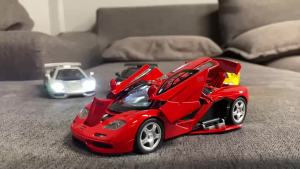 2026 1:32 McLaren F1 XP4 XP5 1933 Supercar Alloy Metal Diecast Model Car Sound And Light Pull Back Childrens Toys Car Holiday Gifts