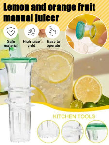 🍋 Manual Juicer - Fast Extract/Durable/Corrosion-resistant/High-temp Resistant/Rustproof/Highly Practical - Lemon Orange Fruit Manual Juicer