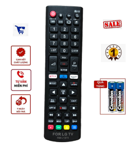 Điều khiển tivi LG ngắn thông minh RM-1379 - TẶNG KÈM PIN - Remote từ xa RM-1379