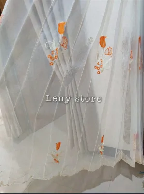 ❤LENYS❤ gorden vitrase/vitrage gorden/dalaman/furing/vitras/vitrage/gorden furing/tirai transparan bordir/vitrace