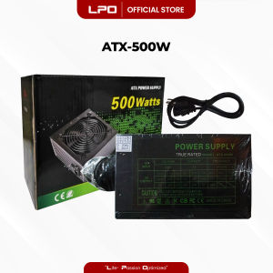 Fuzion ATX-500W True Rated Power Supply For CPU Desktop PC Computer