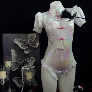 Anime Game NEEDY GIRL OVERDOSE KAngel Cosplay Bodysuit Swimsuit Costumes Pink Cute Role Play Outfits Halloween Women Suit