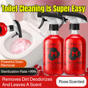 Toilet Detergent Rose Fragrance Bathroom Cleaner For Home/Powerful Stain Removal/Deep Cleansing/Household Use/Ideal For Families