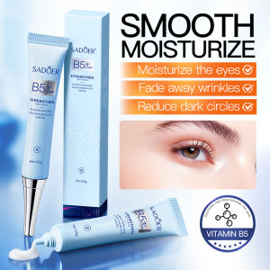 【Super low price】SADOER Vitamin B5 Eye Cream Anti-Dark-Circle Remover Moisturizing Anti-Aging Eye Contour Whitening Skin Care Product