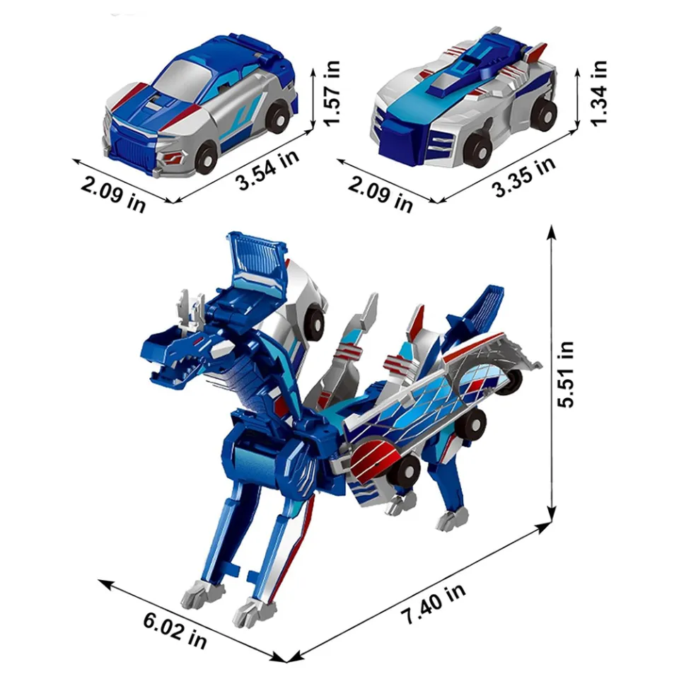 Welcomehome Car Transform Unicorn Figurines Pegasus Unicorn Magnetic Impact  Deformation Car for Boys and Girls Birthday Gifts | Lazada Singapore