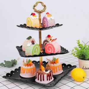 Rak Kue Susun 3 Tingkat Detachable Plate Cake Stand Display