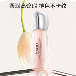 NOVO Moisturizing Flawless Concealer Liquid Silky texture Light concealer Easy to use White natural brightening Student Affordable