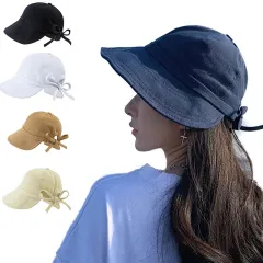 Bucket Hat Women Foldable Sunshade Sun Hats For Women Ladies Korean Fishing  Hat Fisherman Cap Adjustable