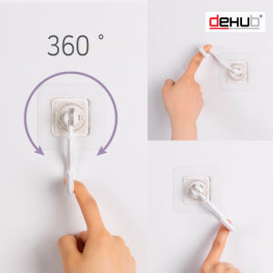 DeHUB Vacuum pad ตะขอแขวนอเนกประสงค์ 360 องศา 1 แพค 2 ชิ้น ตะขอใหญ่ แขวนได้ห้อยได้ ตะขอใหญ่ติดผนัง (Vacuum Pad Omni Hook - 2p)