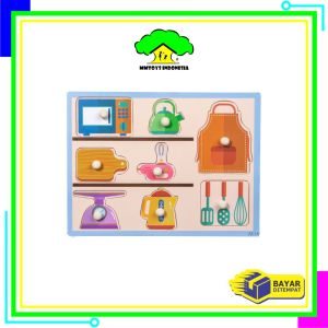 MI-M324 Puzzle Kayu Knob Mainan Kayu Puzzle Angka Abjad Anak / Mainan Edukasi Anak Wooden Puzzle Kayu Animal / Wooden Toys Mainan Balok Kayu Import