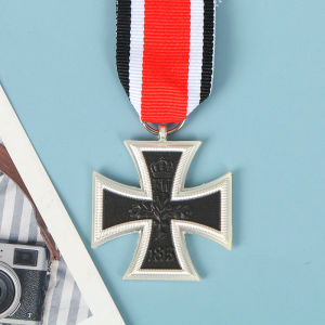 [haoh] 1Pc Germany Medal 1813 1870 Year Iron Cross Medal Badge Pin With Ribbon