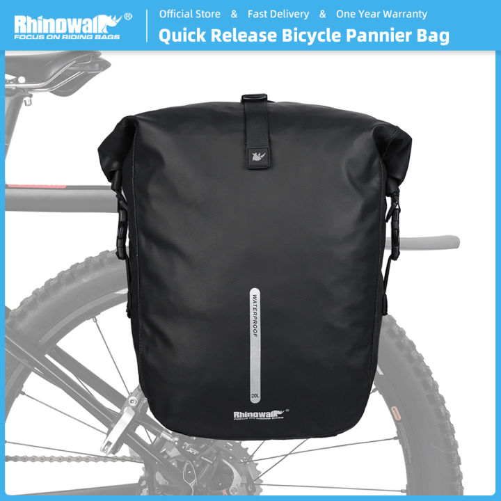 Rhinowalk Bicycle Pannier Bag 20L Waterproof Quick release Bike