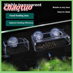 chaotuo Aquarium Feeder With Strong Suction Cups Fish Tank Feeder Aquarium Feed Ring Fish Tank Station Floating Food Tray Feeder