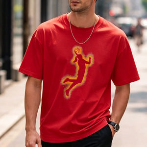 [Local Stock] HBESTY  Cute Basketball Player Print Women Girls Basketball T-Shirt Harajuku Kawaii Women Clothes High Quality Cotton Breathable Tees