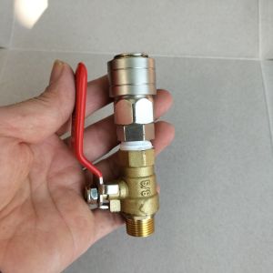 Bộ đầu nối nhanh dây máy nén khí ren ngoài 17mm có khóa (loại tốt)