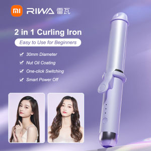 Riwa New Straight Hair Curly Hair Dual-use Mini Portable Curling Iron Dormitory Student Hair Straightener Curler Essential Oil Coating Hair Care Tools