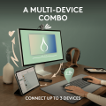 Logitech Pebble 2 Slim Multi-Device Bluetooth Wireless Keyboard and Mouse Combo | PC | Mac | Laptop. 