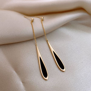 Frascati New Korean Temperament Fashion Drop Earrings Contracted Long Tassels Geometric Modelling Women Earrings Jewelry