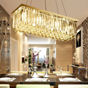 Luxury Chandelier Gold Modern Pendant Light Stainless Steel Adjustable Hanging Light Ceiling Light For Dining Room Living Room