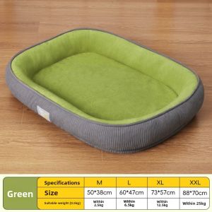 GLOBECART Washable Detachable Dog Bed Non-slip Design Soft Pet Sofa Cushion Portable Breathable Dog House Mat For Pet Sleeping