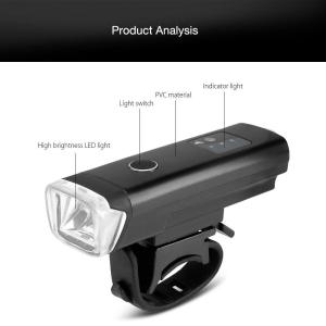 Đèn trước xe đạp sạc USB HJ 047 chất lượng cao