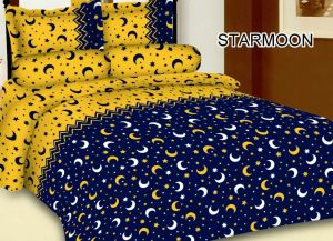 SEPREI MOTIF BULAN BINTANG STARNAIGHT / SPREI KARAKTER / SPREI 160x200 PROMO MURAH