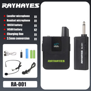 RAYHAYES Original Lapel Microphone Wireless UHF Frequencies Lapel Microphone Plug and Play Speak Teaching Shopping Guide