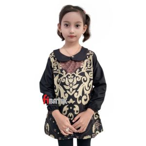 Atasan Batik Anak Cowok Cewek Kemeja Batik Anak Usia 2-15 Tahun Lengan Panjang