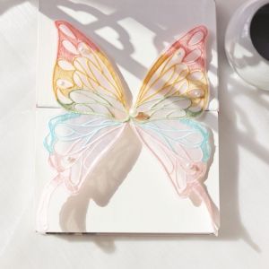 TSEVD อุปกรณ์อเนกประสงค์ น่ารักมากๆ การตกแต่งเสื้อผ้า ผ้าออร์แกนซ่า การตัดเย็บเสื้อผ้า ชุดคลุมศีรษะ แพทช์ปัก อุปกรณ์เสริมเครื่องแต่งกาย สติกเกอร์ติดเสื้อผ้า ผีเสื้อ appliques