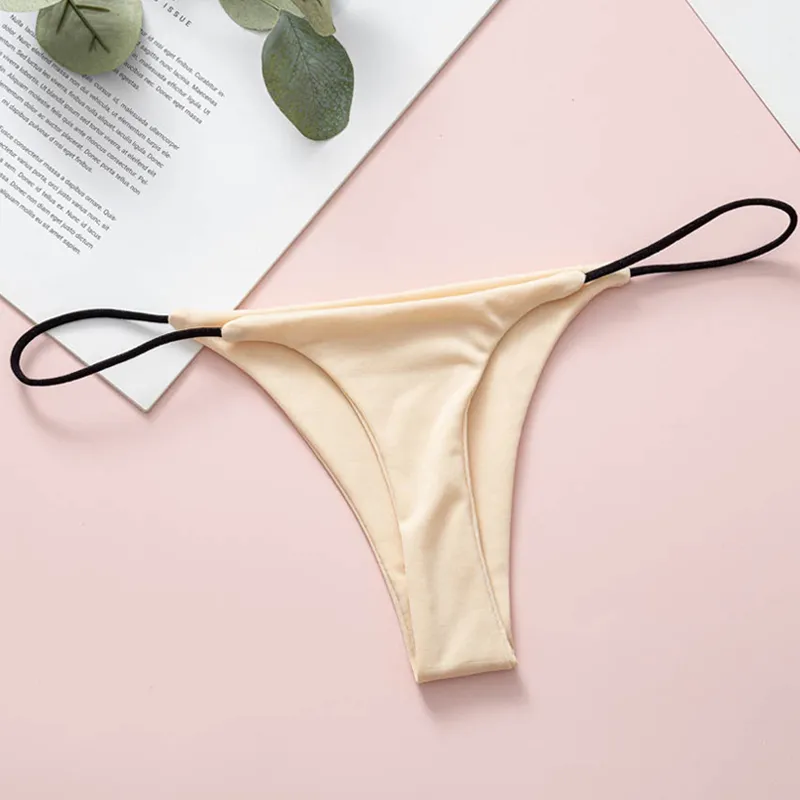 Sexy Panties Plus Size Underwear Thongs Low Rise S-xl Thin Strappy