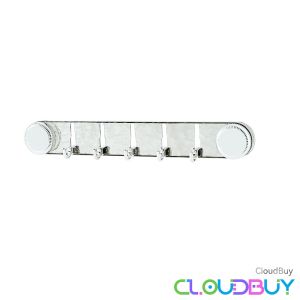 C.B.【Ready in Stock】 1pc Rotating Suction Cup Row Hooks Strong Bathroom Kitchen Storage Organizer Hooks