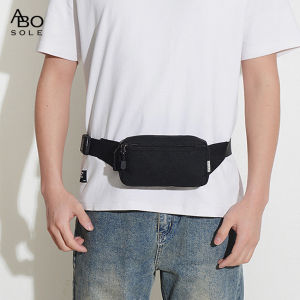 ABOSOLE Men Sports Waist Bag Fashion Men Bag Chest Bag Shoulder Bag Sports Bag Waterproof Oxford Dual Zipper Large Capacity Design Running Bum Bag Portable Gym Bag for Running Cycling Hiking Walking