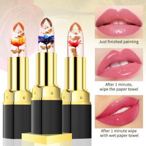 GUAIP Moisturizing Color Changing Lipstick Flower Anti Drying Lip Care Cream Lip Protector Multifunctional Lip Gloss Women