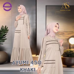 BAJU DRESS GAMIS WANITA ETHICA AYUMI 450 KHAKI / DRESS DAILY OUTFIT REMAJA WANITA ABG FRESH & YOUNGER