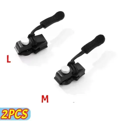 2-6pcs Zipper Repair Kit Universal Instant Zipper Repair Replacement Zippers Sliding Teeth Rescue Zippers Head 3 Different Sizes