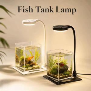 WILLUCK Chống thấm nước Đèn LED cho bể cá 3 Chế Độ Chiếu Sáng Xoay Đèn chiếu sáng cho cây thủy sinh Tiết kiệm năng lượng Đèn bể cá Đèn chiếu sáng cho cây thủy sinh