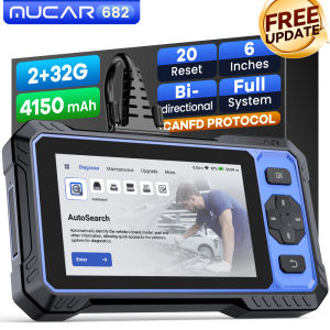 Thinkcar MUCAR 682 BI-Directional Control OBD2 Scanner wireless obd2 scanner Full System Diagnostic Scan Tool 20 Reset car scanner diagnostic tool Car Scan Tools