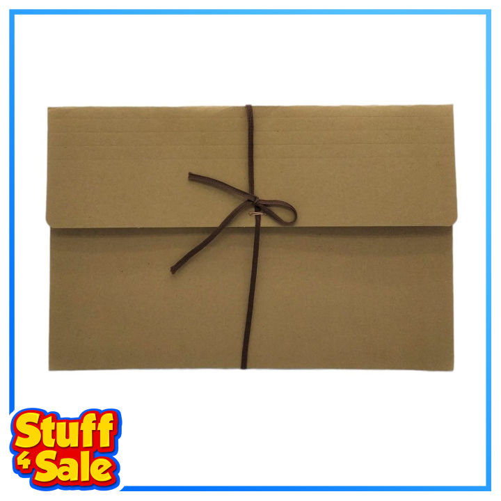 Kraft Expanding Envelope w/ String Long Legal size | Lazada PH