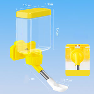 MYANDPET Bird Feeder Water Dispenser Food Cup Hanging Cage Spill Resistant Tahan Lama Pet Feeding Home Use