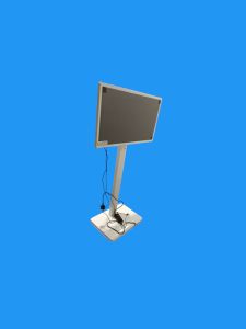 sg stock TV stand monitor mobile cart speedsmount rotate optional vertical horizontal mounting