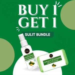 [BUY 1 GET 1] Elegrand Tawas Calamansi Natural Underarm Deodorant Spray 50ml and Whitening Soap 100 grams Combo 48 Hours Protection good for Sensitive Skin Armpit Chemical Free Made in the Philippines Stay Fresh and Confident SASKIN Kili Kili Fied