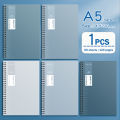 Hami A5 Spiral Notebooks For High School 60 Sheets Morandi Coil Notebook Set Thickened Spring Notebook Students Notepad. 