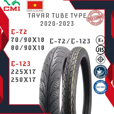 **[CLEAR STOCK] CMI RACING MOTORCYCLE TAYAR 2020-2023 TUBE TYPE BUNGA DIAMOND MAXXIS 3D BUNGA SOTONG MOTOSIKAL TAYAR LEMBUT TIRES TYRES RODA 70/90-18 80/90-18 225X17 250X17