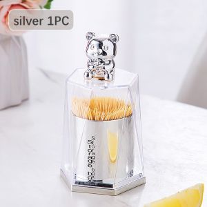 Homenhome hộp lưu trữ tăm bông chỉ nha khoa cá nhân và sáng tạo trong phòng khách gia đình