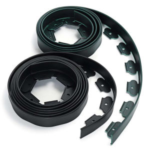 10M*10CM Plastic Garden Fence Belt Lawn Flower Bed Fence Landscape Edging Decor