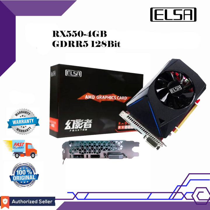 ELSA RX550-4GB GDDR5 128bit | Lazada PH